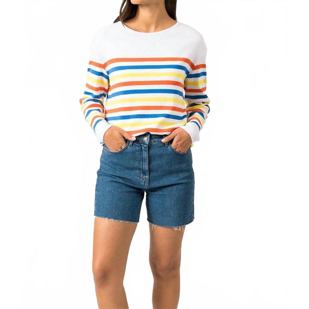 NEW SAINT JAMES ecrins cotton sweater in cap graphic